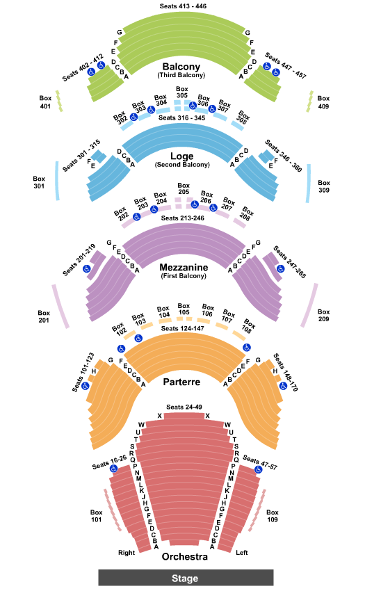 Ellie Caulkins Opera House Nutcracker Seating Chart